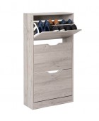 ΠΑΠΟΥΤΣΟΘΉΚΗ WOOD SHOE RACK 3DRW GREY 18P FIVE 160392A Παπουτσοθήκες
