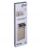 ΠΑΠΟΥΤΣΟΘΉΚΗ WOOD SHOE RACK 3DRW NAT 18P FIVE 160392D Παπουτσοθήκες