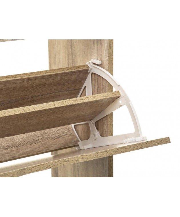 ΠΑΠΟΥΤΣΟΘΉΚΗ WOOD SHOE RACK 3DRW NAT 18P FIVE 160392D Παπουτσοθήκες