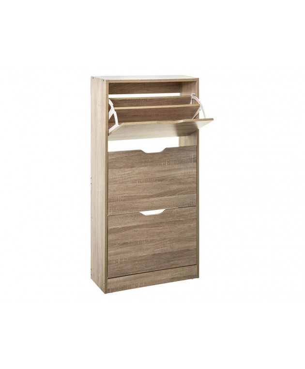 ΠΑΠΟΥΤΣΟΘΉΚΗ WOOD SHOE RACK 3DRW NAT 18P FIVE 160392D Παπουτσοθήκες