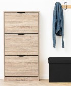ΠΑΠΟΥΤΣΟΘΉΚΗ WOOD SHOE RACK 3DRW NAT 18P FIVE 160392D Παπουτσοθήκες