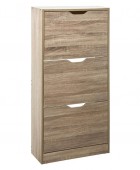 ΠΑΠΟΥΤΣΟΘΉΚΗ WOOD SHOE RACK 3DRW NAT 18P FIVE 160392D Παπουτσοθήκες