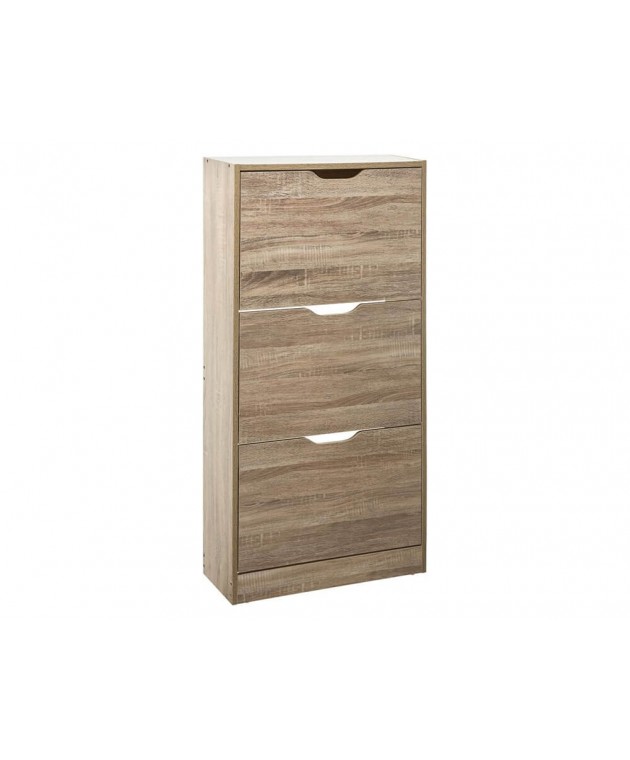 ΠΑΠΟΥΤΣΟΘΉΚΗ WOOD SHOE RACK 3DRW NAT 18P FIVE 160392D Παπουτσοθήκες