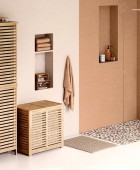 Στήλη μπάνιου 5five bamboo - 33x28x168cm Ντουλάπια