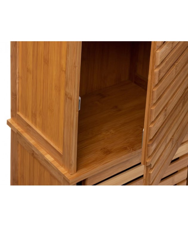 Στήλη μπάνιου 5five bamboo - 33x28x168cm Ντουλάπια