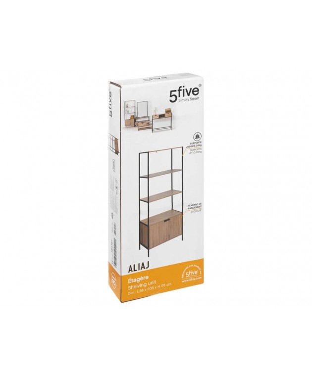 ΡΑΦΙΈΡΑ SHELF 2 DOORS ALIAJ FIVE 181381 Ραφιέρες
