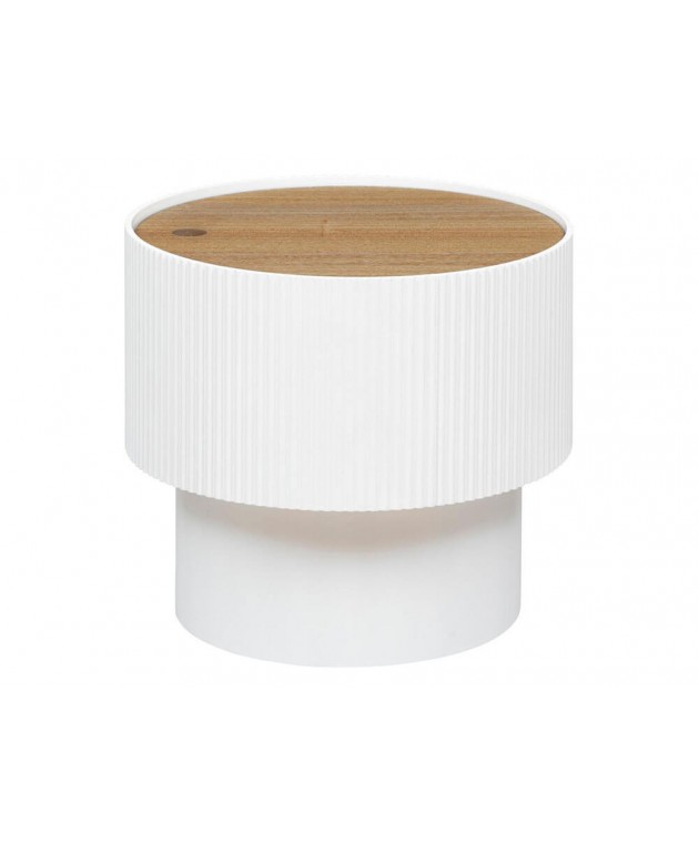 ΤΡΑΠΕΖΆΚΙ ΣΑΛΟΝΙΟΎ ENOLA WH SIDE TABLE ATMOSPHERA 197740C Τραπεζάκια Σαλονιού