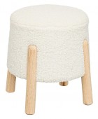 ΣΚΑΜΠΌ INUIT WHT BOUCL SIDE STOOL ATMOSPHERA 202272 Σκαμπό