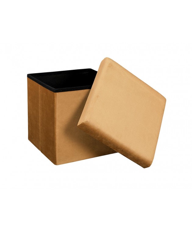 ΣΚΑΜΠΌ GIULIA VELVET FOLDABLE STORAGE POUFFE HD6813 Σκαμπό
