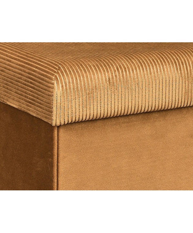 ΣΚΑΜΠΌ GIULIA VELVET FOLDABLE STORAGE POUFFE HD6813 Σκαμπό