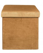 ΣΚΑΜΠΌ GIULIA VELVET FOLDABLE STORAGE POUFFE HD6813 Σκαμπό