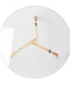 ΤΡΑΠΕΖΆΚΙ ΣΑΛΟΝΙΟΎ GLASS ROUND TABLE DIAM 80CM HD3800 Τραπεζάκια Σαλονιού