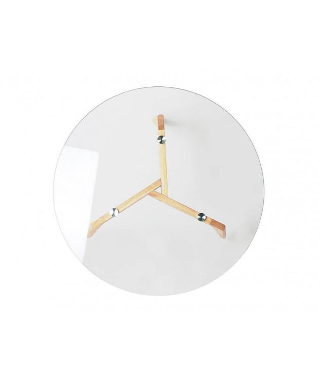ΤΡΑΠΕΖΆΚΙ ΣΑΛΟΝΙΟΎ GLASS ROUND TABLE DIAM 80CM HD3800 Τραπεζάκια Σαλονιού