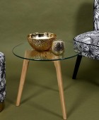 ΤΡΑΠΕΖΆΚΙΑ ΣΑΛΟΝΙΟΎ NESTING TABLES X2 IN HEATTEMPERED GLASS HD3207 Τραπεζάκια Σαλονιού