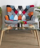 ΤΡΑΠΕΖΆΚΙ ΣΑΛΟΝΙΟΎ GLASS RECTANGULAR TABLE 90X60X45CM HD3801 Τραπεζάκια Σαλονιού