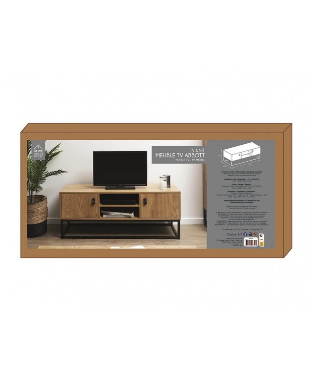 Έπιπλο TV Abbott Home Deco Factory - 117x39x48cm Έπιπλα TV
