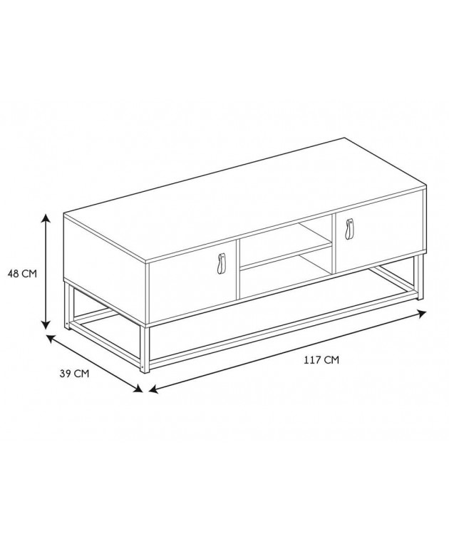 Έπιπλο TV Abbott Home Deco Factory - 117x39x48cm Έπιπλα TV