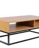 ΤΡΑΠΕΖΆΚΙ ΣΑΛΟΝΙΟΎ ABBOTT METAL AND WOOD LOW TABLE M1 HD6624 Τραπεζάκια Σαλονιού