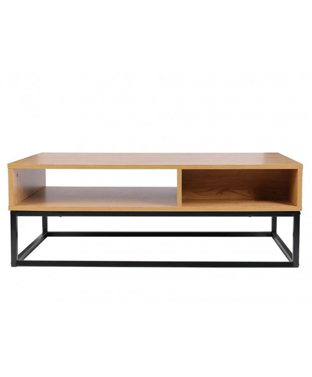 ΤΡΑΠΕΖΆΚΙ ΣΑΛΟΝΙΟΎ ABBOTT METAL AND WOOD LOW TABLE M1 HD6624 Τραπεζάκια Σαλονιού
