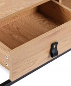 ΤΡΑΠΕΖΆΚΙ ΣΑΛΟΝΙΟΎ ABBOTT METAL AND WOOD LOW TABLE M1 HD6624 Τραπεζάκια Σαλονιού