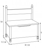 ΠΑΙΔΙΚΌ ΈΠΙΠΛΟ STORAGE BOX AND PENCIL SEAT HD5149/WEB Πολυθρόνες-Καρέκλες