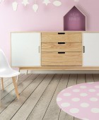 ΠΑΙΔΙΚΌ ΈΠΙΠΛΟ CHILDRENS WHITE SCANDINAVIAN CHAIR HD3010 Πολυθρόνες-Καρέκλες