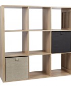 ΡΑΦΙΈΡΕΣ & ΑΠΟΘΗΚΕΥΤΙΚΆ ΚΟΥΤΙΆ RANGEMENT MODULABLE 9 CASES KLAUS M1 HD0243FS
