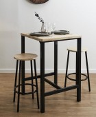 Τραπέζι και 2 Σκαμπό Loca Home Deco Factory Σκαμπό