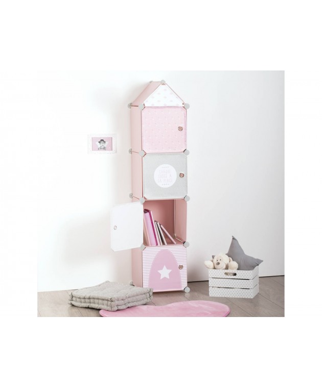 ΠΑΙΔΙΚΌ ΈΠΙΠΛΟ PINK STORAGE COLUMN ATMOSPHERA FOR KIDS 127161A