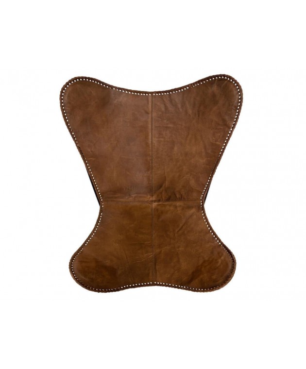 ΚΑΡΈΚΛΕΣ & ΠΟΛΥΘΡΌΝΕΣ DARIO CGNAC LEATHER COVER ATMOSPHERA 157282E