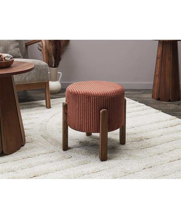 ΣΚΑΜΠΌ SCOTT SIDE STOOL TERRACOTTA HD0336 Σκαμπό