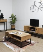 CONSOLE BOIS ET METAL ABBOTT M1 HD6623 