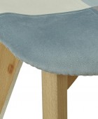 ΠΑΙΔΙΚΌ ΈΠΙΠΛΟ CΗΙLDΒ??S PATCHWORK CHAIR, LEONIE, BLUE A1/M2 HD67