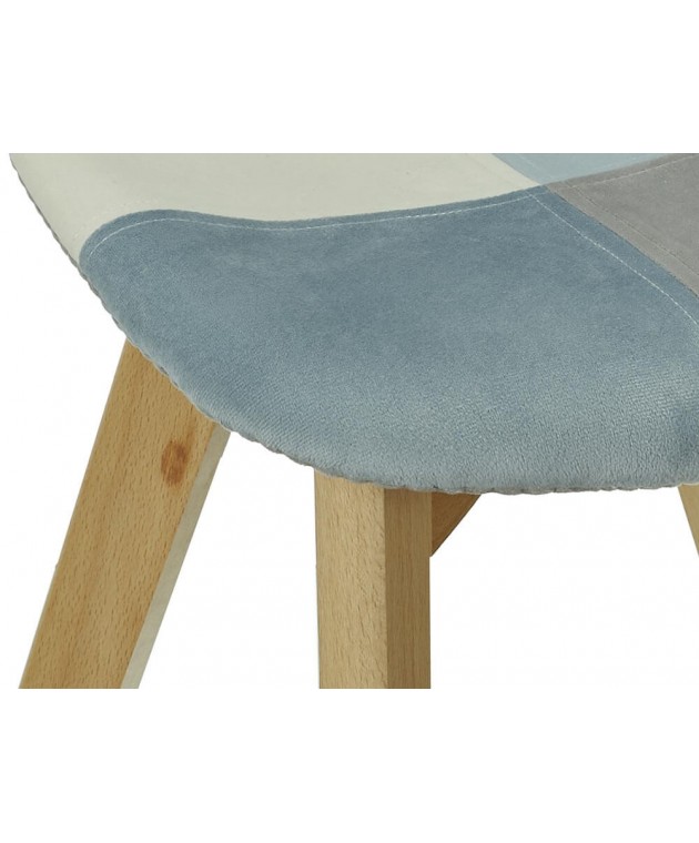 ΠΑΙΔΙΚΌ ΈΠΙΠΛΟ CΗΙLDΒ??S PATCHWORK CHAIR, LEONIE, BLUE A1/M2 HD67