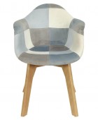 ΠΑΙΔΙΚΌ ΈΠΙΠΛΟ CΗΙLDΒ??S PATCHWORK ARMCHAIR, LEONIE, BLUE A1/M2 H