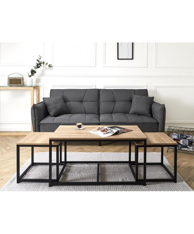 ΤΡΑΠΕΖΆΚΙΑ ΣΑΛΟΝΙΟΎ SEATTLE LOW TABLE X3 M1 A1/M1 HD6579 Τραπεζάκια Σαλονιού