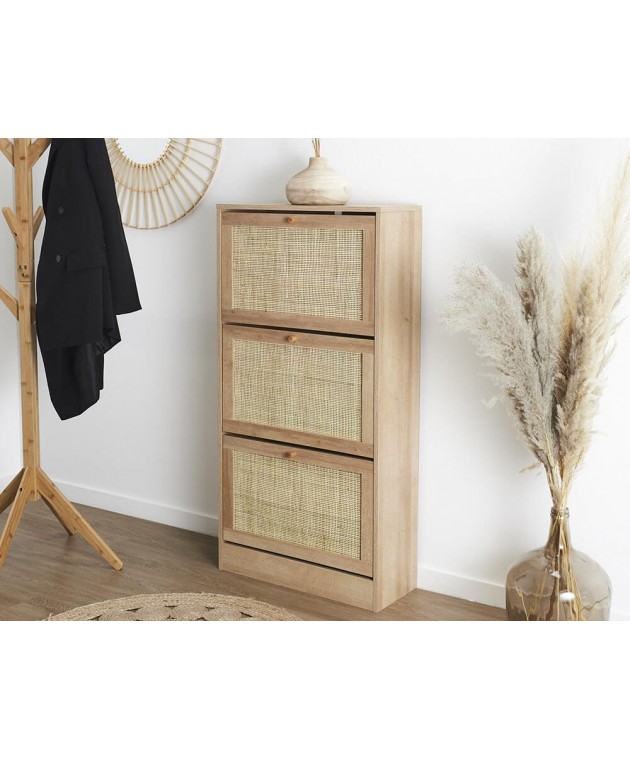 ΠΑΠΟΥΤΣΟΘΉΚΗ BALI 3 DOOR SHOE CABINET A1/M1 HD0207 Παπουτσοθήκες