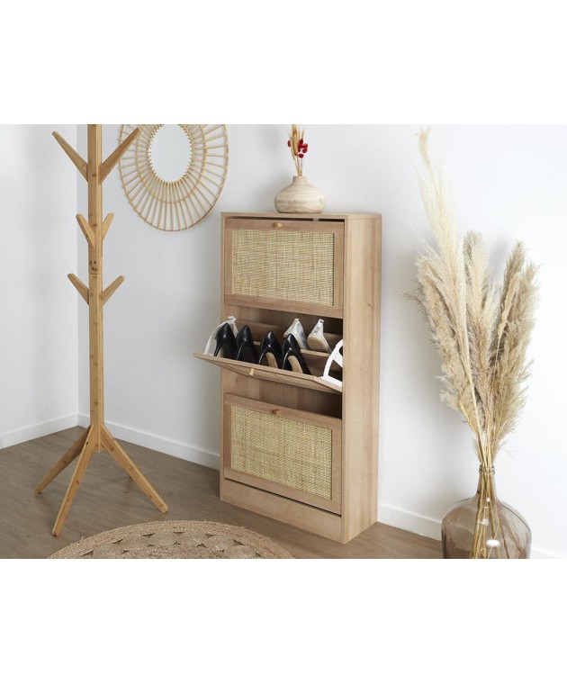 ΠΑΠΟΥΤΣΟΘΉΚΗ BALI 3 DOOR SHOE CABINET A1/M1 HD0207 Παπουτσοθήκες