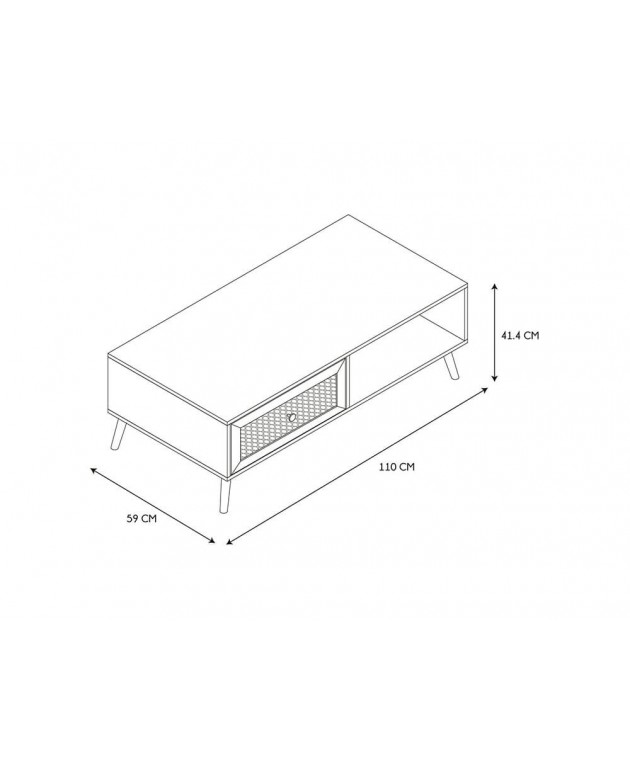 ΤΡΑΠΕΖΆΚΙ ΣΑΛΟΝΙΟΎ BALI COFFEE TABLE A1/M1 HD7458 Τραπεζάκια Σαλονιού