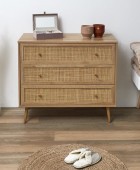 ΈΠΙΠΛΟ ΕΙΣΌΔΟΥ BALI 3-DRAWER CHEST A1/M1 HD7455 Έπιπλα Εισόδου