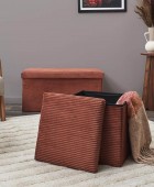 ΣΚΑΜΠΌ  CHEST FOLDABLE POUFFE SCOTT TERRA HD0275 Σκαμπό