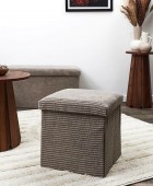 ΣΚΑΜΠΌ COFFRE POUF PLIABLE COTELE SCOTT TAUPE M4 HD0274DM Σκαμπό