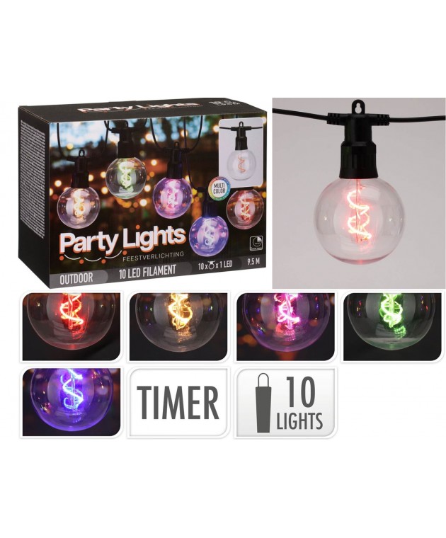 PARTY LIGHTS STRING LIGHT 10L WITH G80 BALL