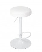 ADJUSTABLE BAR STOOL MUMFORD WHITE Σκαμπό