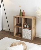 ΡΑΦΙΈΡΑ MODULAR STORAGE UNIT 4 COMPARTMENTS BALI Ραφιέρες