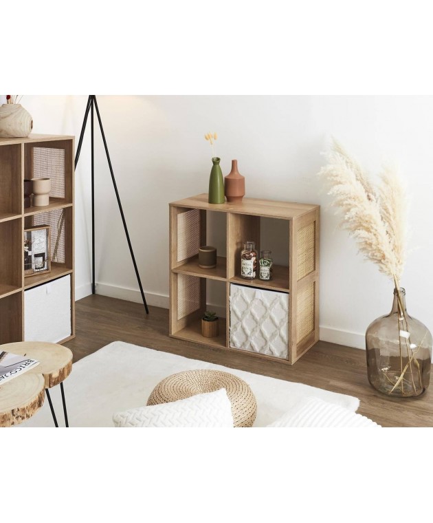 ΡΑΦΙΈΡΑ MODULAR STORAGE UNIT 4 COMPARTMENTS BALI Ραφιέρες