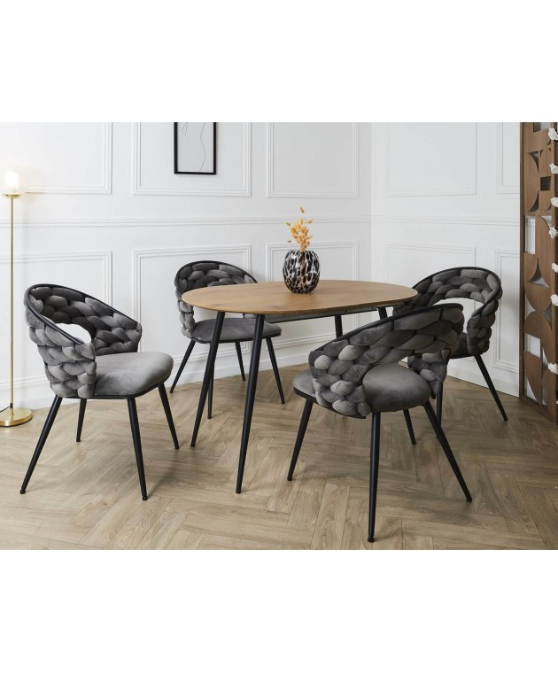 ΚΑΡΈΚΛΑ SAWYER CHAIR GREY A1 HD0360 Καρέκλες