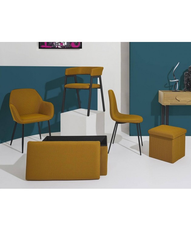 ΚΑΡΈΚΛΑ CHAIR ATOM YELLOW M4 HD0473 Καρέκλες