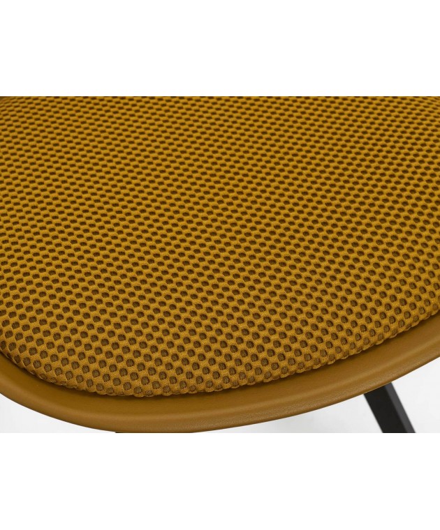 CHAIR PP WITH CUSHION YELLOW ATOM M4 HD0482 Καρέκλες