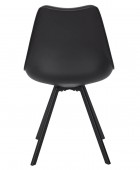 ΚΑΡΈΚΛΕΣ & ΠΟΛΥΘΡΌΝΕΣ CHAIR PP WITH CUSHION ATOM BLACK M4 HD0483 Καρέκλες